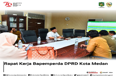 Rapat Kerja Bapemperda DPRD Kota Medan Pembahasan Propemperda Tahun 2024