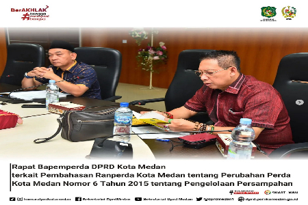 Rapat Pembahasan Ranperda Kota Medan tentang Penyelenggaraan Ketenagakerjaan